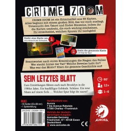 CRIME ZOOM: Fall 1: Sein letztes Blatt - DE