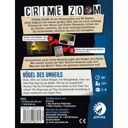 CRIME ZOOM: Fall 2: Vögel des Unheils - DE