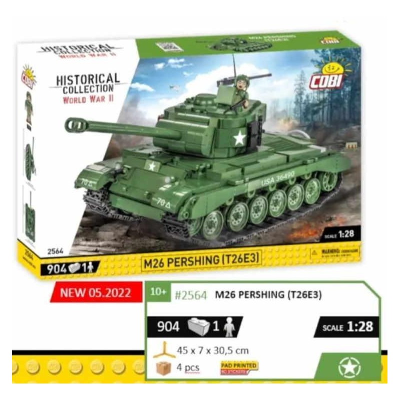 Cobi 2564 Panzer M26 Pershing (T26E3)