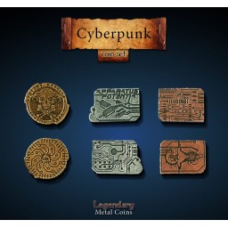 Cyberpunk Coin Set (24 Stück)