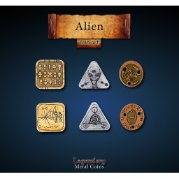 Alien Coin Set (24 Stück)