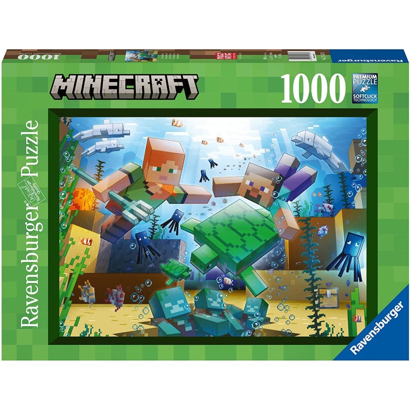 Puzzle: Minecraft Mosaic (1000 Teile)