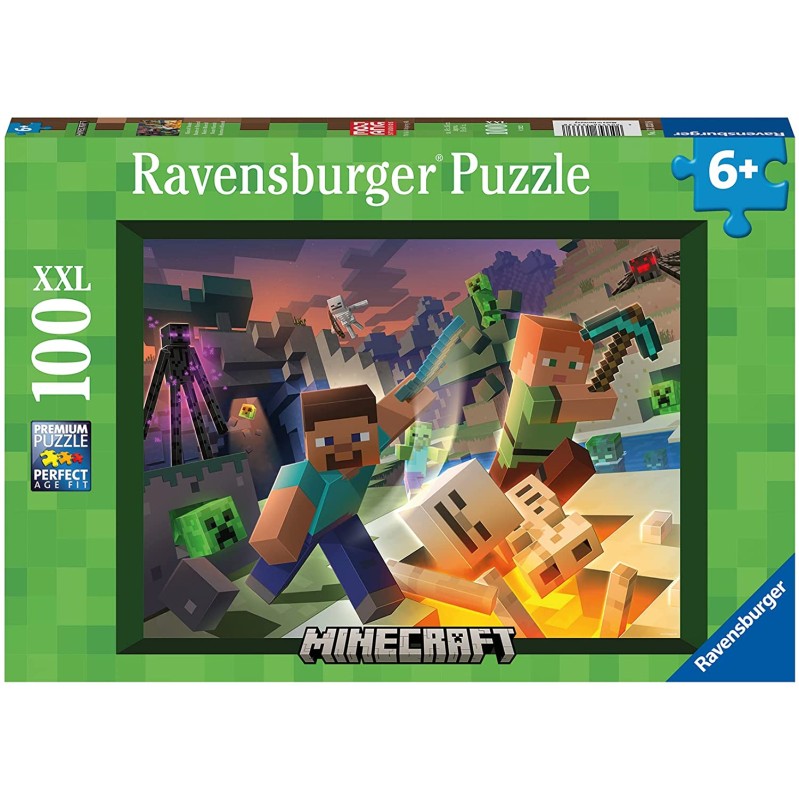 Puzzle: Monster Minecraft (100 XXL Teile )