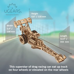 UGears Top Fuel Dragster