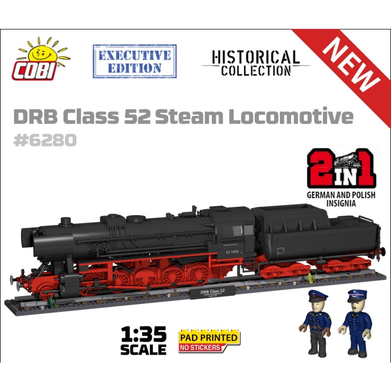 Cobi 6280 DR BR 52 Dampflokomotive executive edition