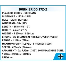 Cobi 5754 Dornier Do 17Z-2