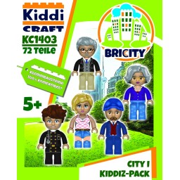 Kiddicraft KC1403 KIDDIZ Figuren-Pack City I