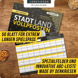 STADT LAND VOLLPFOSTEN - Do it yourself Edition "Dein Spiel"