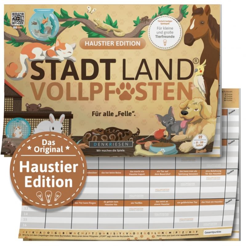 STADT LAND VOLLPFOSTEN - Haustier Edition "Für alle Felle"