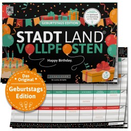 STADT LAND VOLLPFOSTEN - Geburtstags Edition "happy birthday"