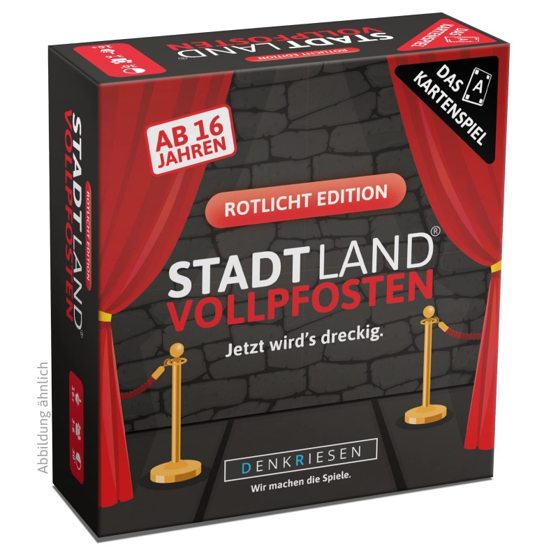 Stadt Land Vollpfosten - Das Kartenspiel – Rotlicht Edition