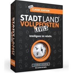 Stadt Land Vollpfosten Levels - Classic Edition – "Intelligenz ist relativ."