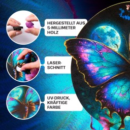 Escwelt Holzpuzzle Schmetterling 200 Teile