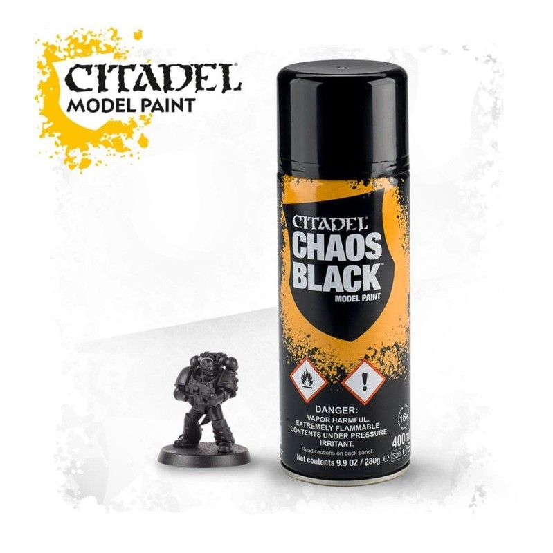 Citadel: Chaos Black Sprühgrundierung