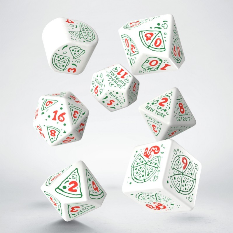 Q-Workshop: Pizza Dice Set - Pepperoni