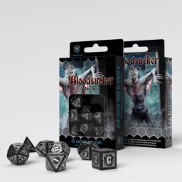 Q-Workshop: Bloodsucker Black & silver Dice Set