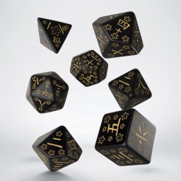 Q-Workshop: Japanese Dice Set: Deep Night Firefly