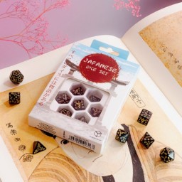 Q-Workshop: Japanese Dice Set: Deep Night Firefly