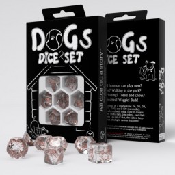 Q-Workshop: Dogs Dice Set: Bubbles