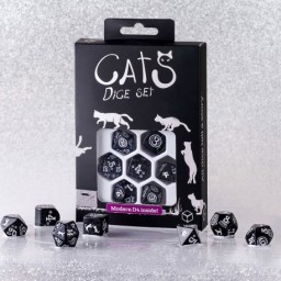 Q-Workshop: CATS MODERN DICE SET: WAFFLE