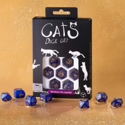 Q-Workshop: CATS MODERN DICE SET: MEOWSTER