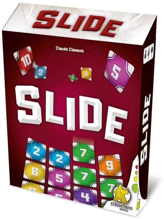 Slide Kartenspiel mit 4x4-Kartenraster und Zahlenkarten von 1 bis 10