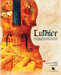 Luthier Brettspiel über historischen Instrumentenbau mit Werkstätten, Arbeitern und klassischen Komponisten