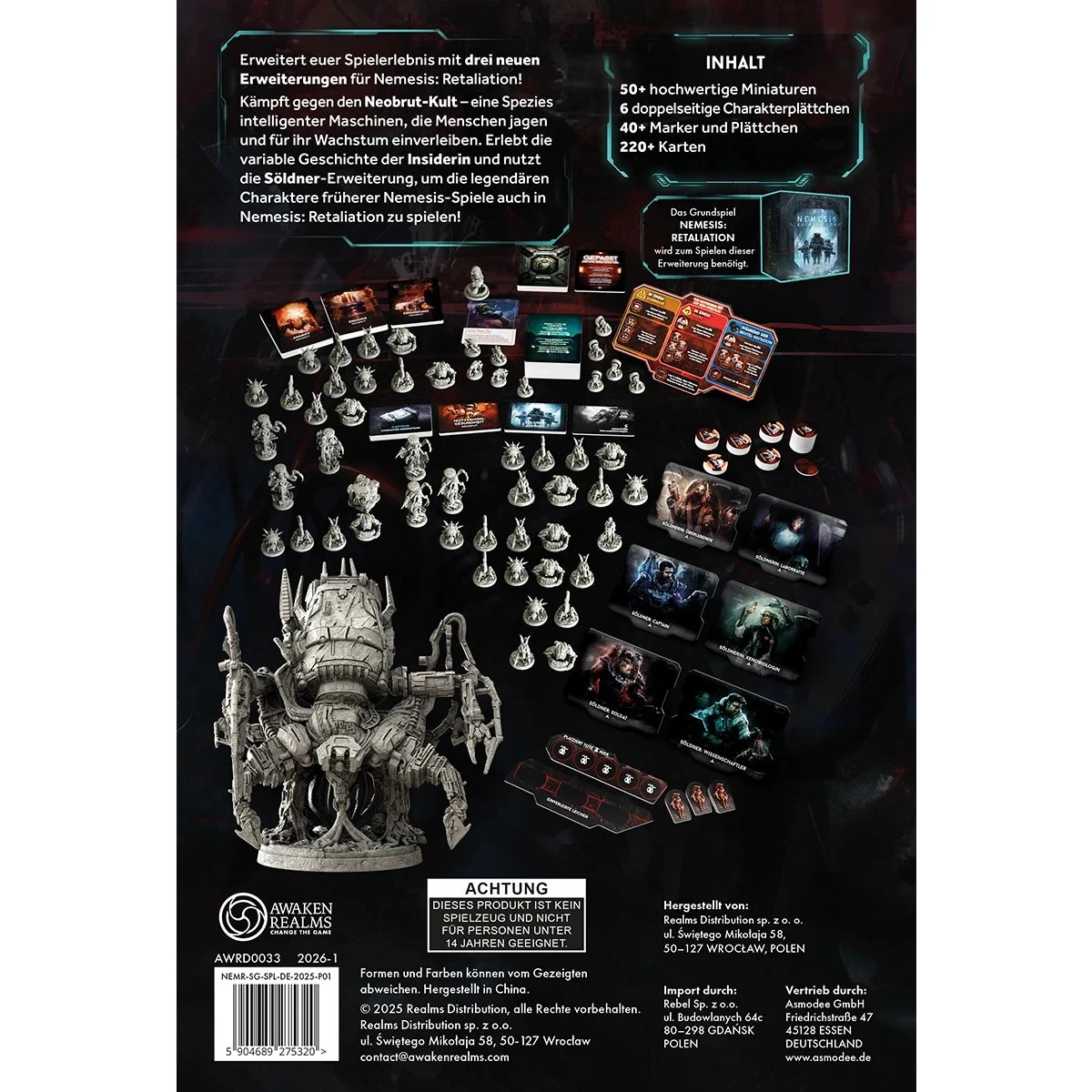 Nemesis: Retaliation: Stretch Goals - DE
