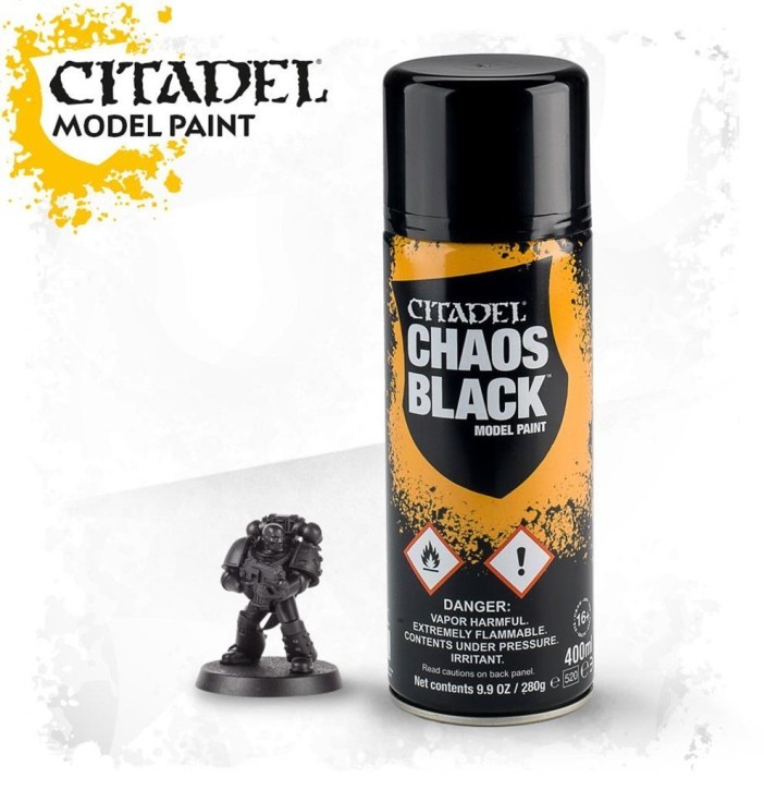 Citadel: Chaos Black Sprühgrundierung