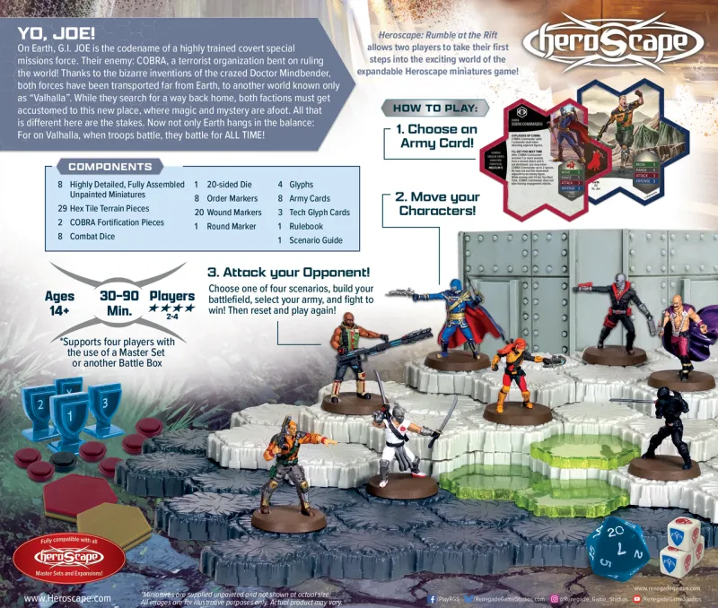 G.I. JOE Heroscape Rumble at the Rift Battle Box