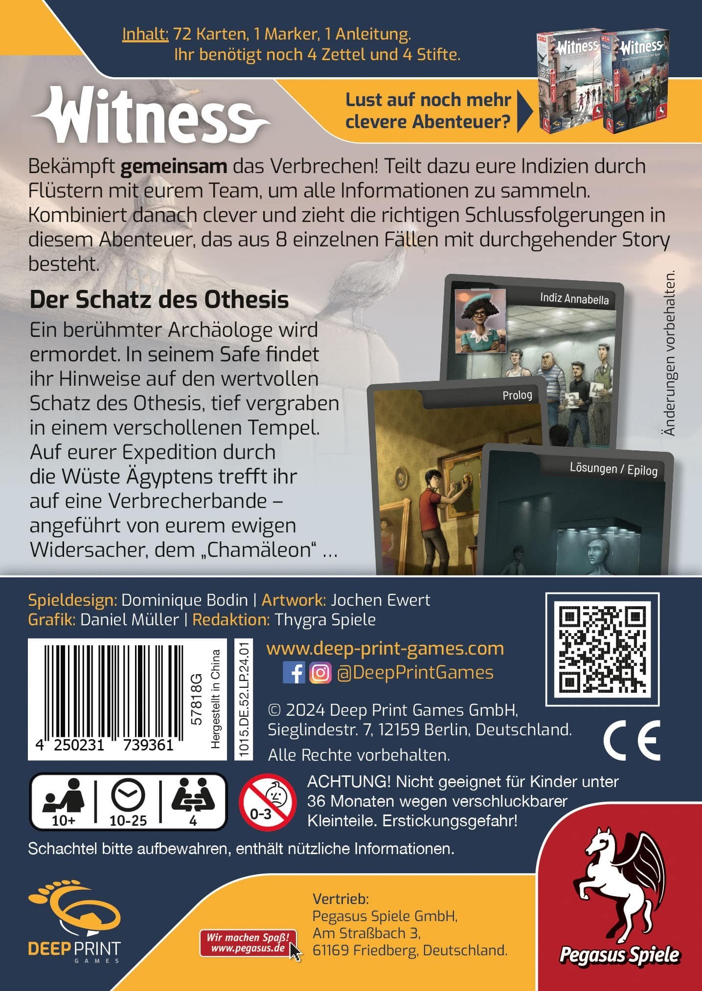 Witness: Der Schatz des Othesis - DE