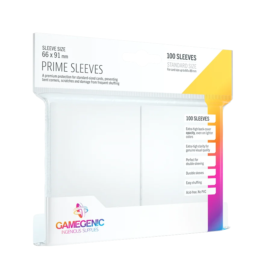 Gamegenic - Prime Sleeves White (100)
