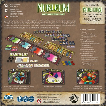 Nukleum - Der große Rat Erweiterung - DE