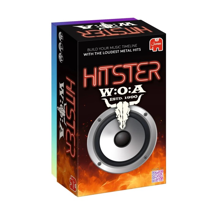 Hitster Wacken – Rock- und Metal-Musikspiel mit 308 Karten und 37 Token