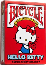 BICYCLE HELLO KITTY 50th ANNIVERSARY PLAYING CARDS