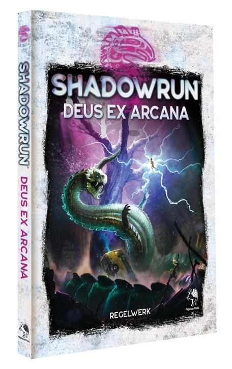 Shadowrun 6: Deus Ex Arcana Rollenspielbuch mit magischem Artwork und neuen Regeln zur Magie der Sechsten Welt