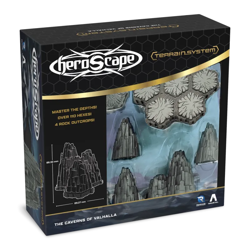 Heroscape The Caverns of Valhalla Terrain Expansion