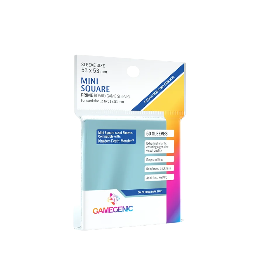 GAMEGENIC: PRIME Mini Square-Sized Sleeves 53 x 53mm