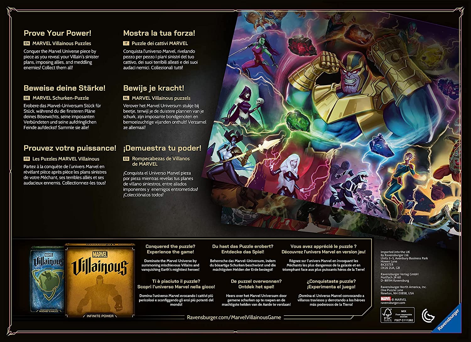 Puzzle: Marvel Villainous – Hela (1000 Teile)