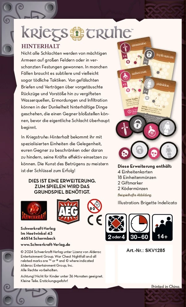 Kriegstruhe: Hinterhalt - DE