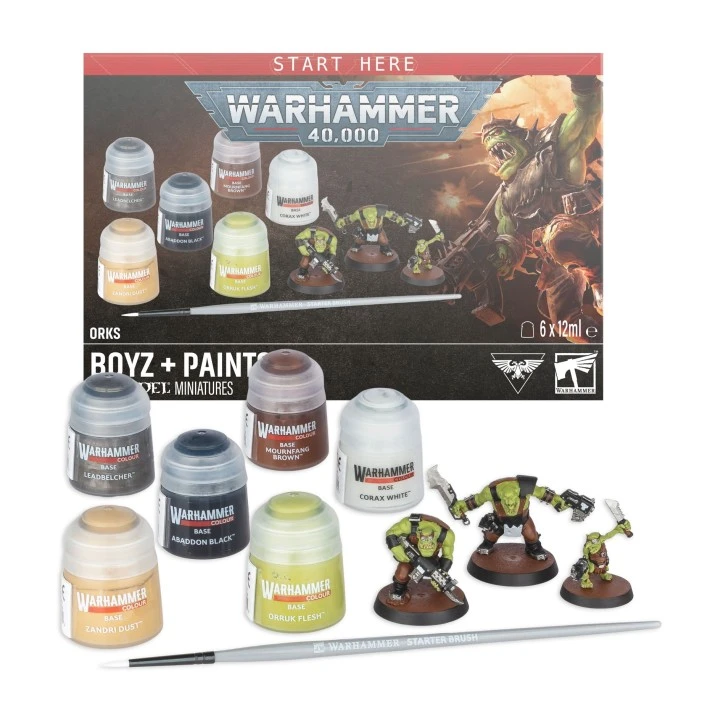 W40K: Boyz + Paints