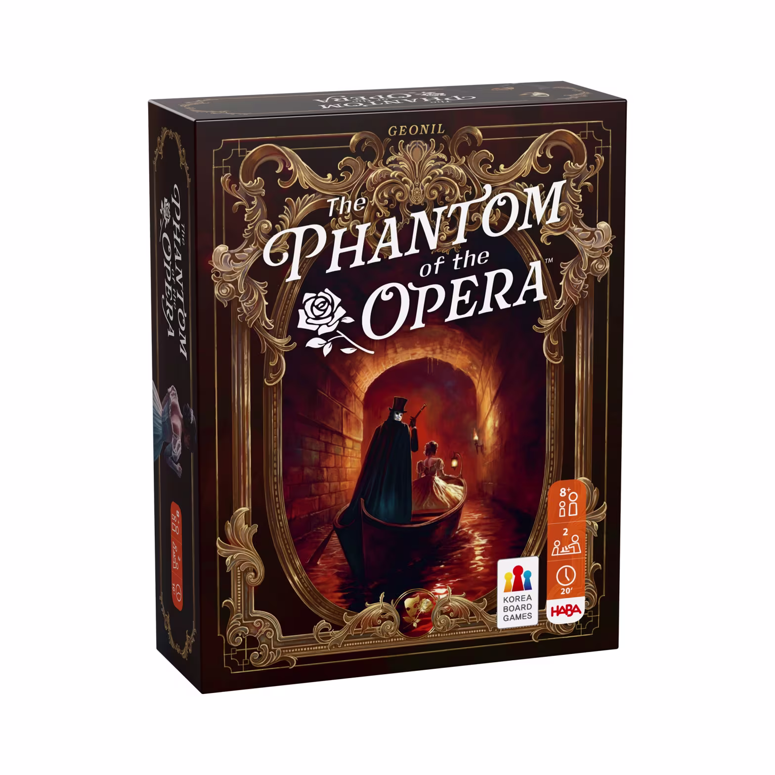 Das Phantom der Oper Stichspiel mit Phantom, Christine, Spielkarten und musikalischem Thema