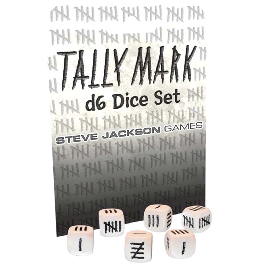 Steve Jackson Games Tally Mark D6 Würfel Set