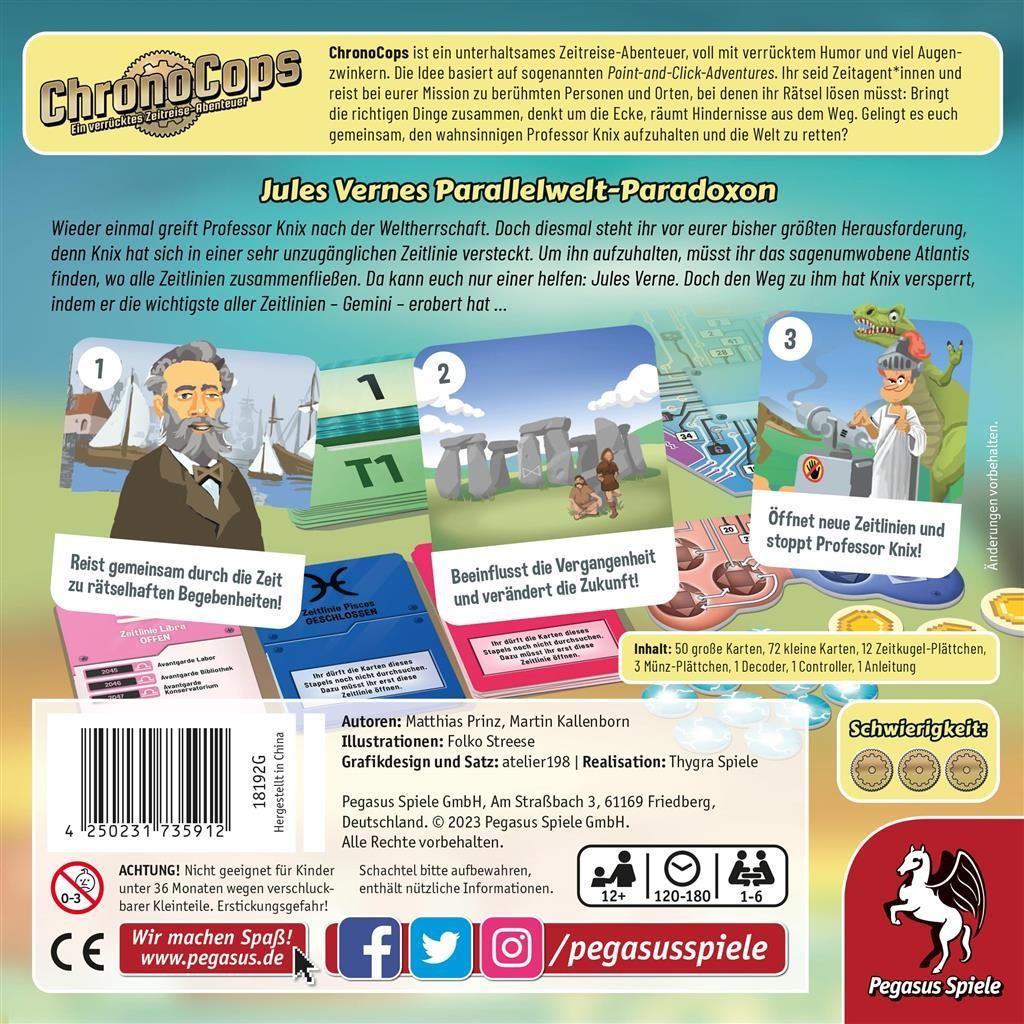 CHRONOCOPS: Jule Vernes Parallelwelt - Paradoxon