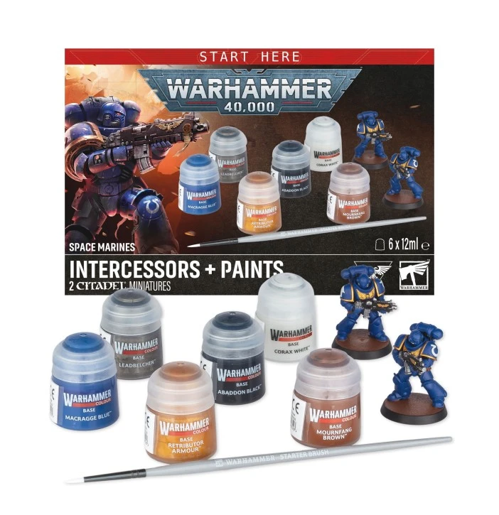 W40K: Space Marines + Paints