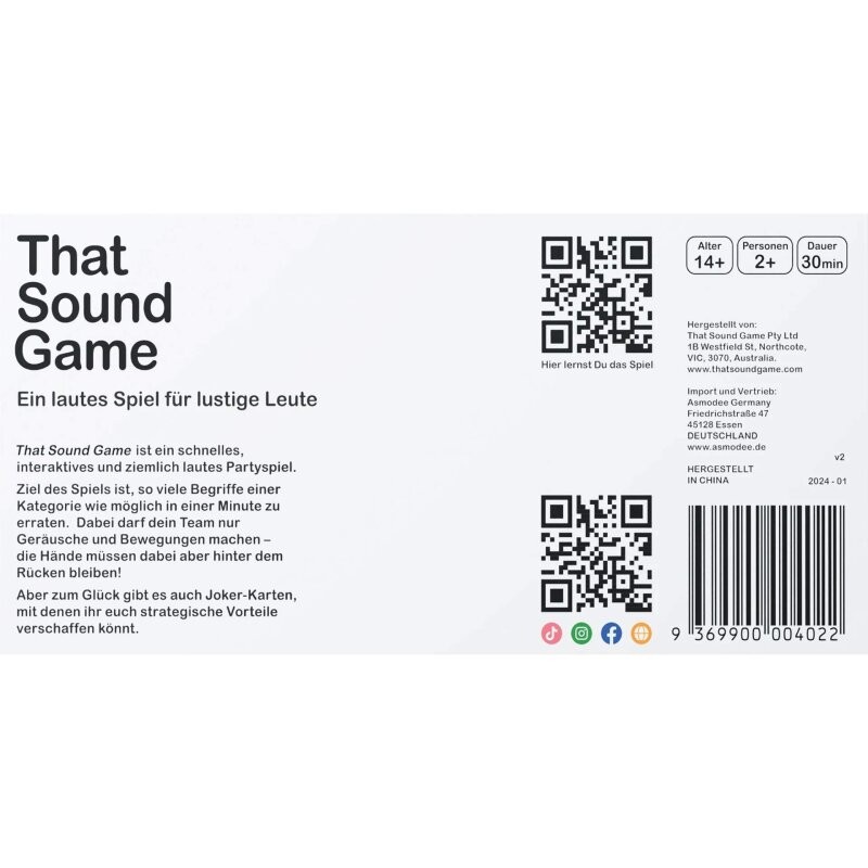 That Sound Game - DE