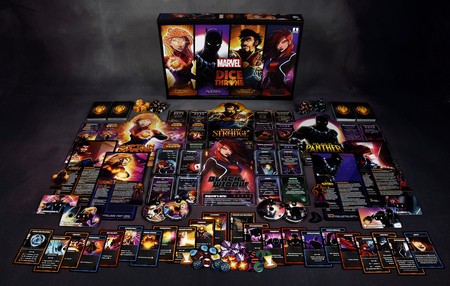 Marvel Dice Throne: Captain Marvel, Black Panther, Doctor Strange & Black Widow - DE