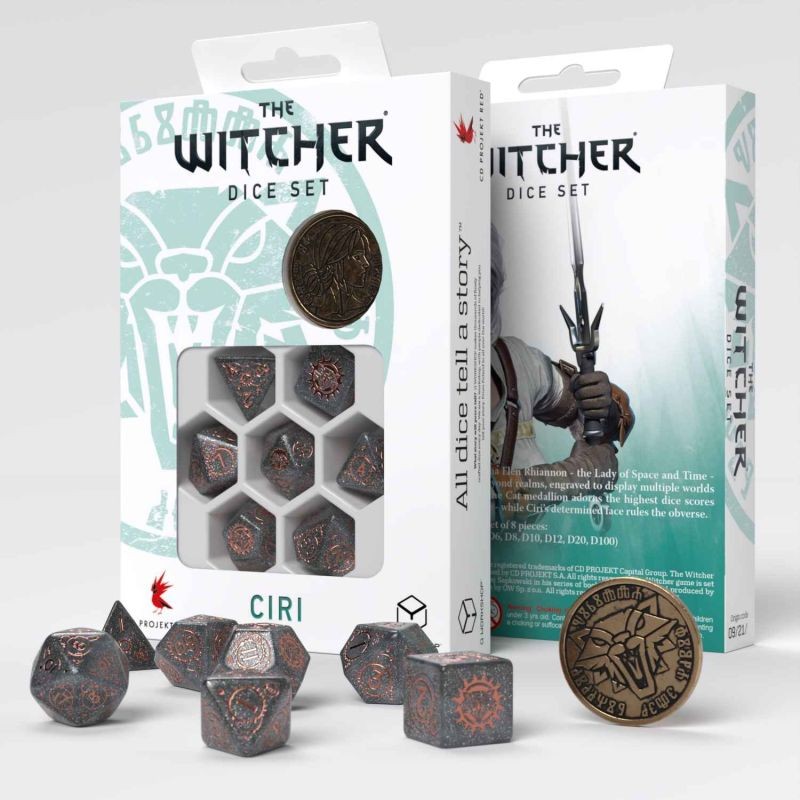 The Witcher Dice Set Ciri - Elder Blood