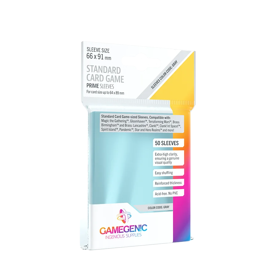 GAMEGENIC: PRIME Standard Card Game Sleeves 66 x91 mm