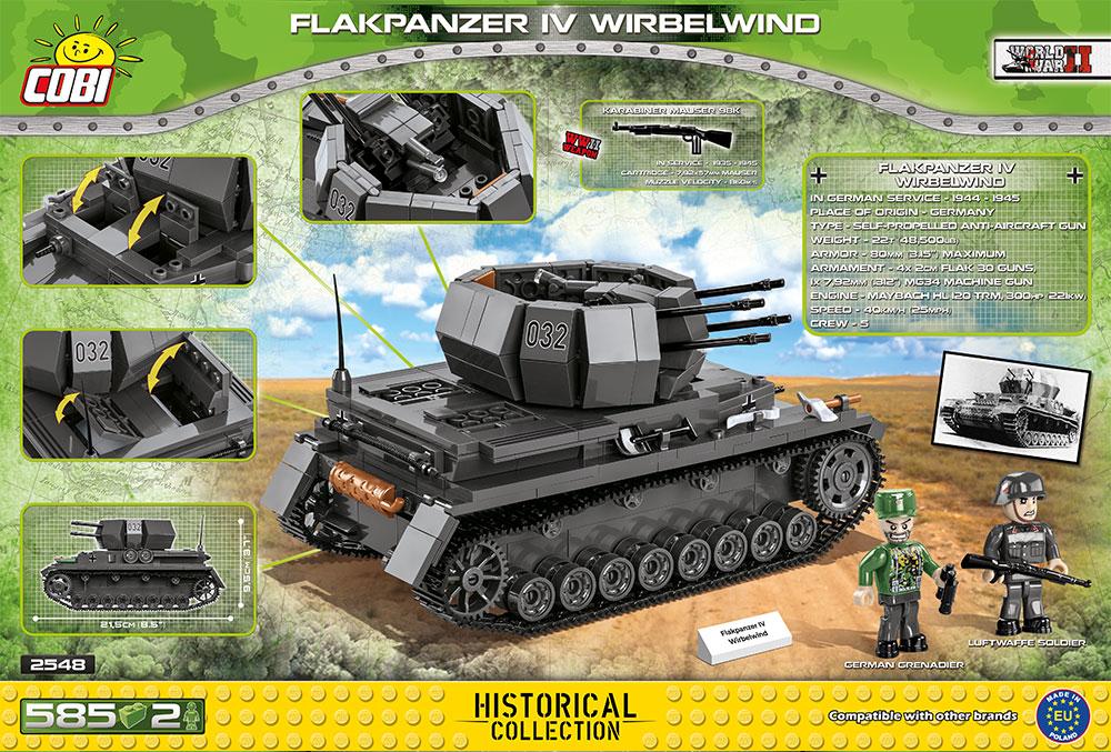 Cobi 2548 Flakpanzer IV Wirbelwind
